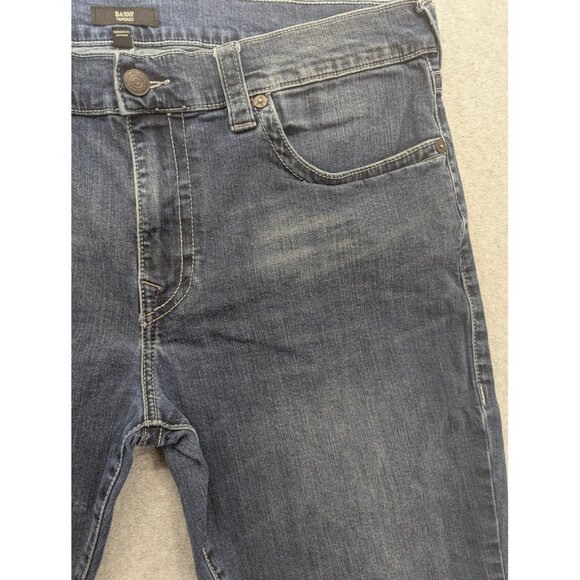 True Religion Danny Jeans Mens 38 Blue Tapered Leg Stretch Denim Casual - Picture 3 of 14